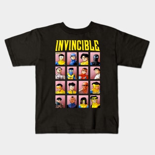 Invincible Comic Book Bootleg Fan Cartoon Kids T-Shirt